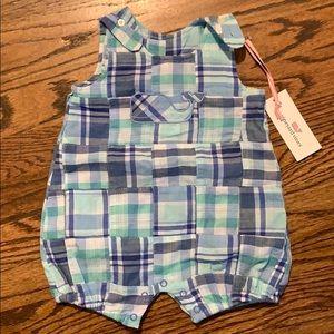 NWT Vineyard Vines Madras Patchwork Jon Jon